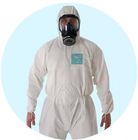 使い捨て可能な医学の白いタイプ5つなぎ服のスーツの防護衣の完全なボディ サプライヤー