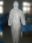 フードが付いているBiohazardの医学の使い捨て可能なプラスチック スーツの防護衣 サプライヤー