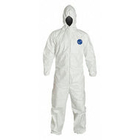 Xxlの使い捨て可能なつなぎ服の白い安全防水保護アスベストスのジャンプスーツ サプライヤー