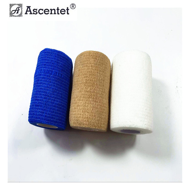 優れた綿の生殖不能のガーゼの包帯の伸縮性がある適用範囲が広い凝集の包帯 サプライヤー