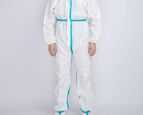 生殖不能の使い捨て可能な医学の白いフード付きの保護ジャンプスーツ サプライヤー