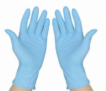 敏感な皮の青い乳液の自由な粉の自由で大きいニトリルの検査の手袋5ミル サプライヤー