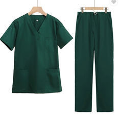 S-2XLの綿の看護婦はBSCIを180のGSMのブラシ手の衣服ごしごし洗う サプライヤー